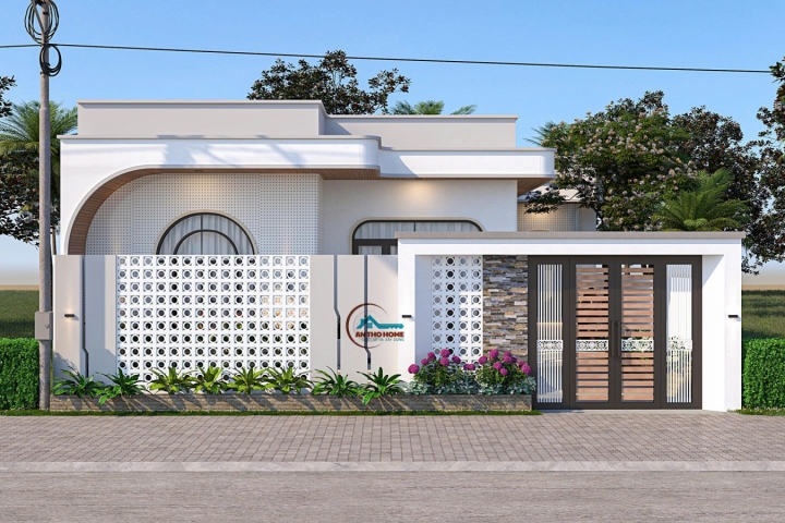 Nhà Cấp 4 Mang Dáng Dấp Biệt Thự Cao Cấp 2 Mặt Tiền Tại Gò Dầu, Tây Ninh